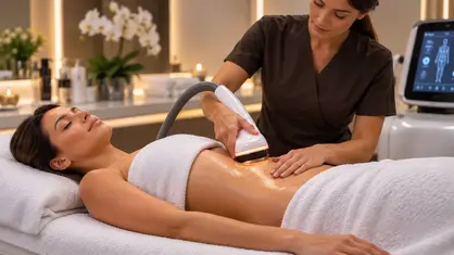 Trattamento corpo con tecnologia estetica professionale