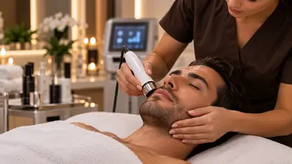 Trattamento viso professionale dedicato all’uomo